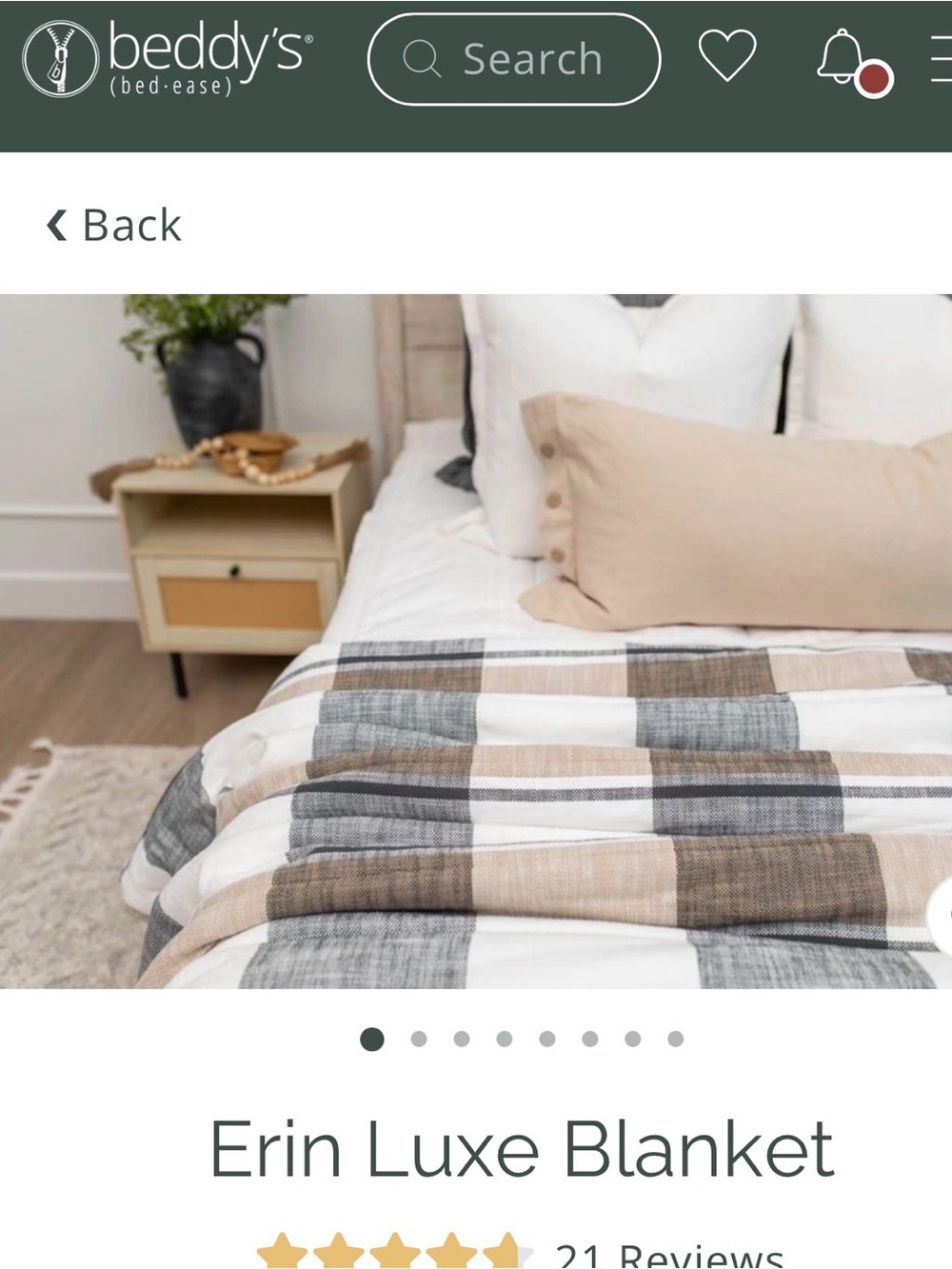 Erin Luxe Blanket Top by beddys